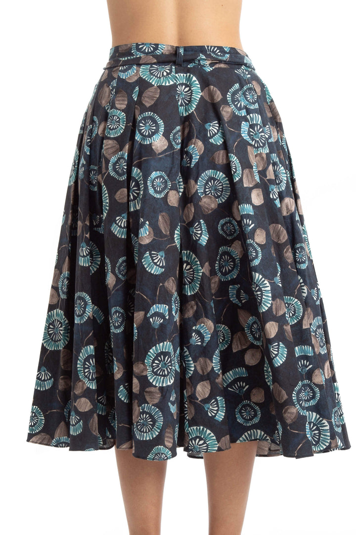Falda Max Mara azul, vista posterior – ClosetRehab