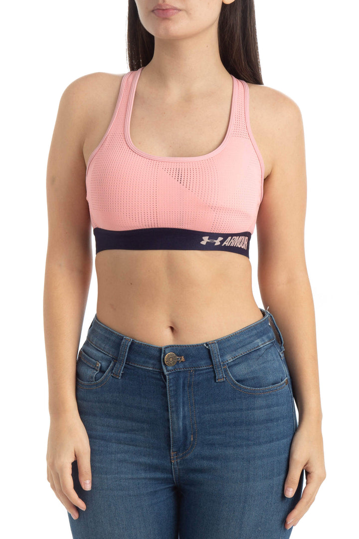 Blusa Under Armour rosa, vista frontal – ClosetRehab