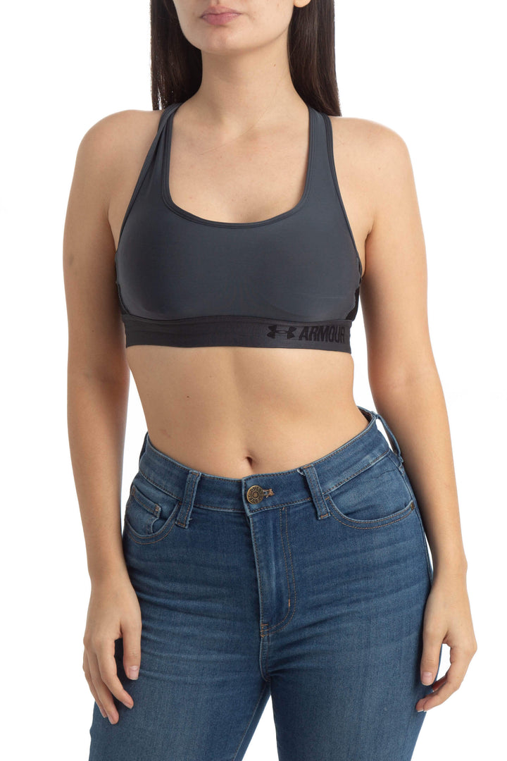 Blusa Under Armour gris, vista frontal – ClosetRehab