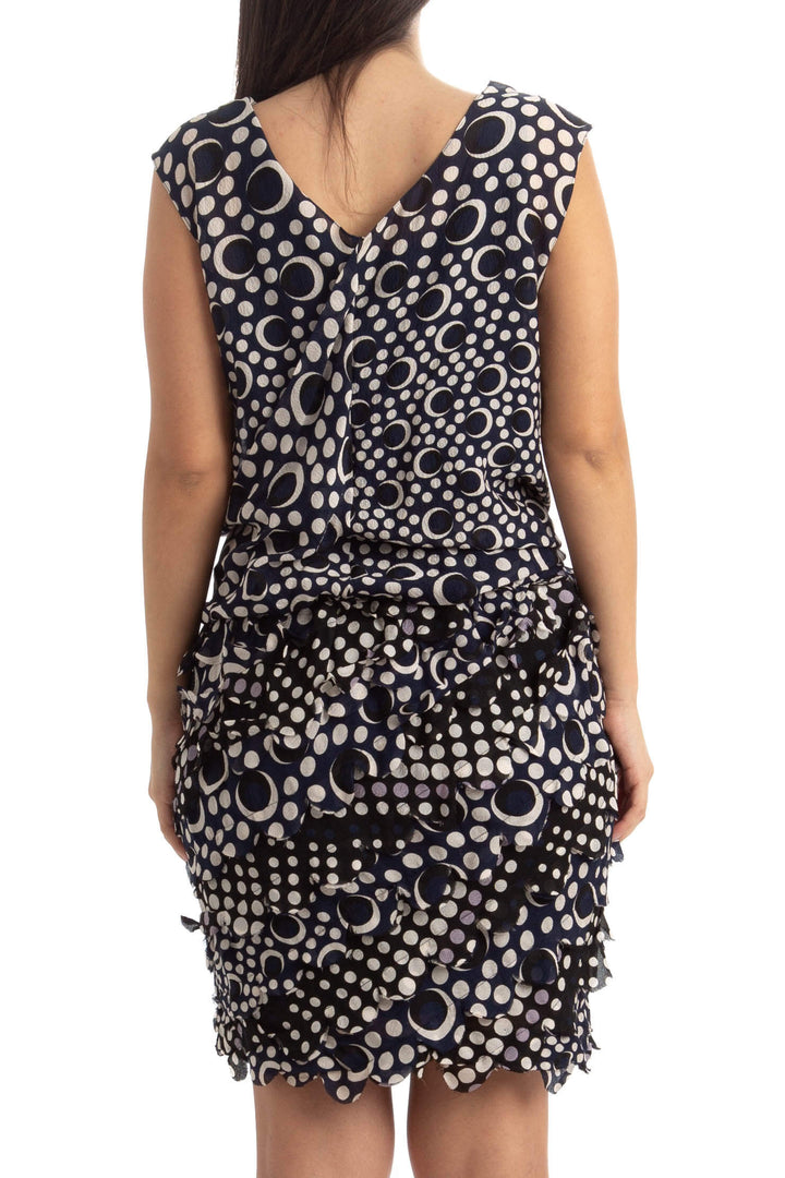 Vestido Diane von Furstenberg estampado, vista posterior – ClosetRehab