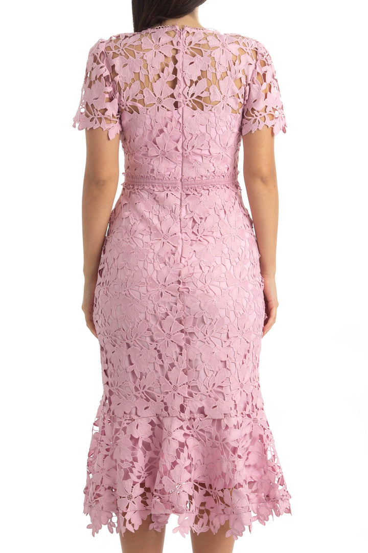 Vestido Shoshanna rosa, vista posterior – ClosetRehab