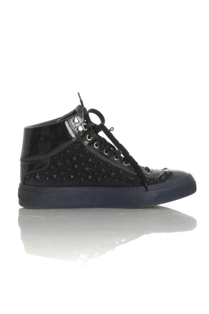 Zapato Jimmy Choo azul, vista frontal – ClosetRehab