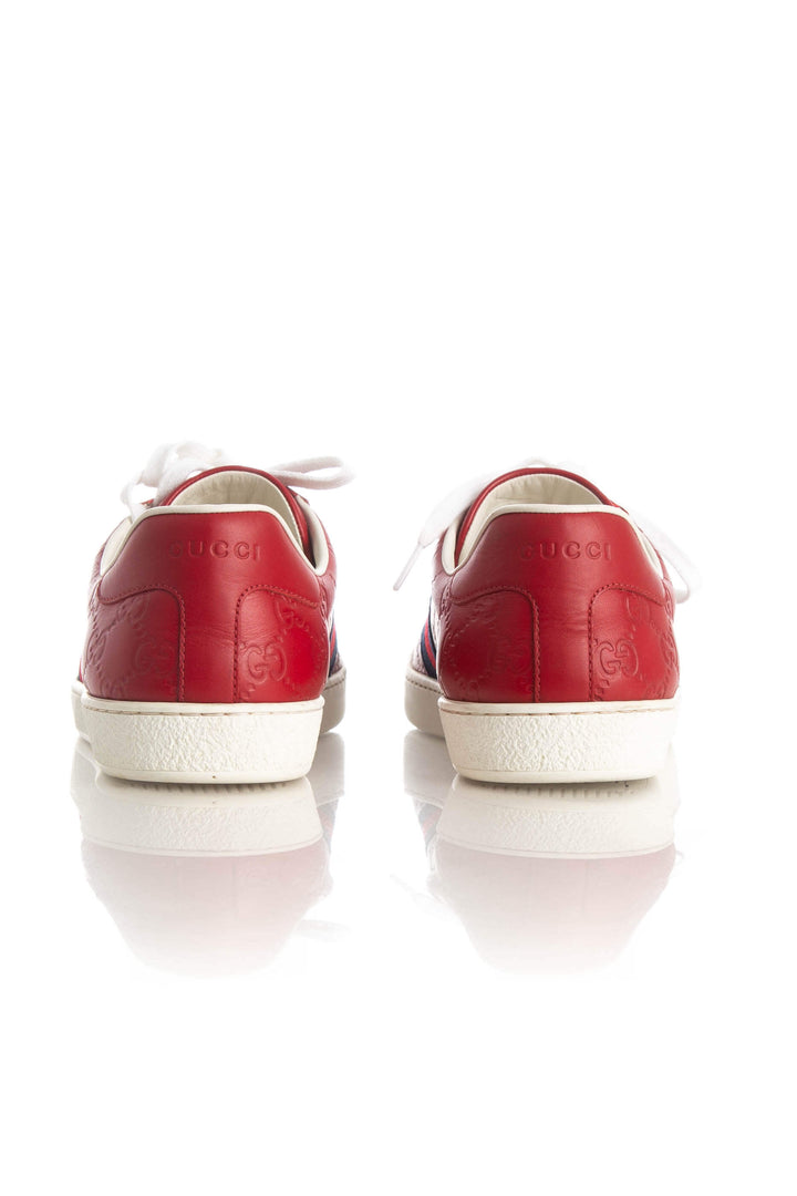 Zapato Gucci rojo, detalle 5 – ClosetRehab