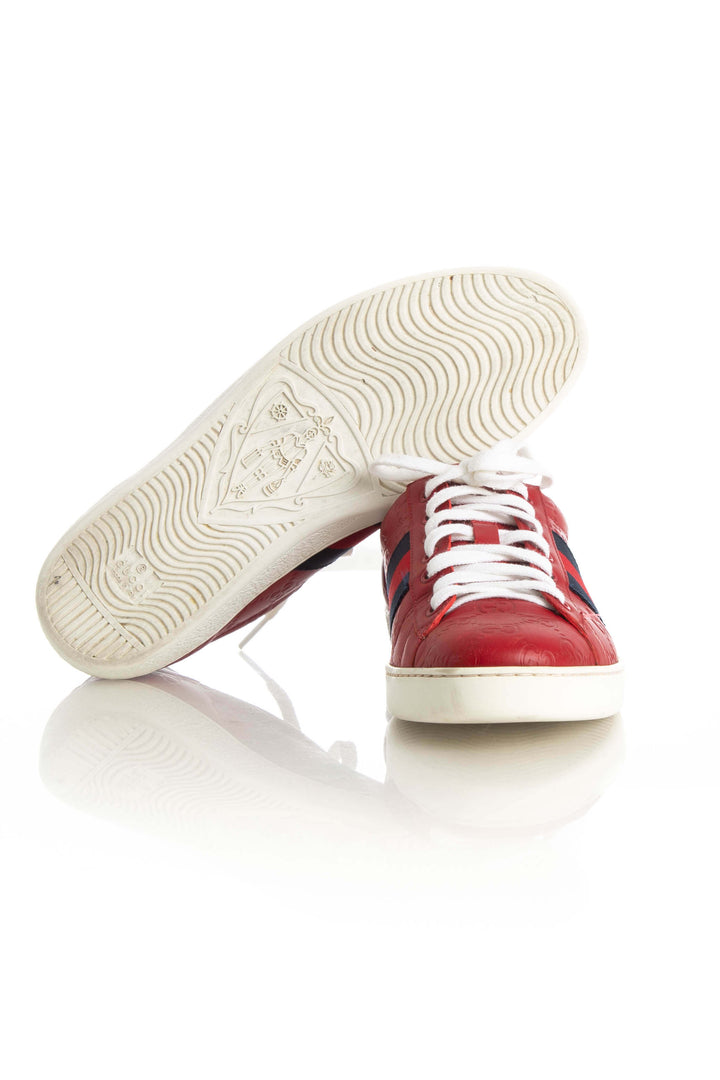 Zapato Gucci rojo, detalle 6 – ClosetRehab