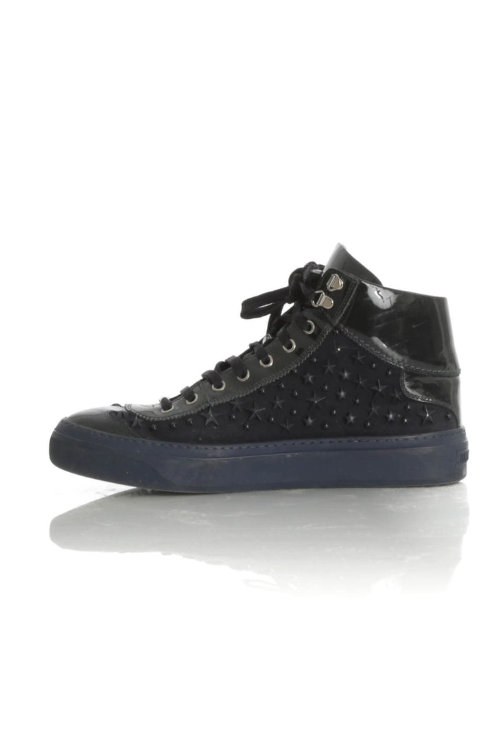 Zapato Jimmy Choo azul, vista posterior – ClosetRehab