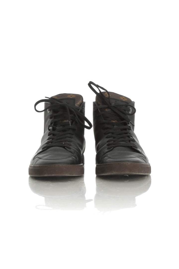 Zapato Louis Vuitton estampado y negro, detalle 5 – ClosetRehab