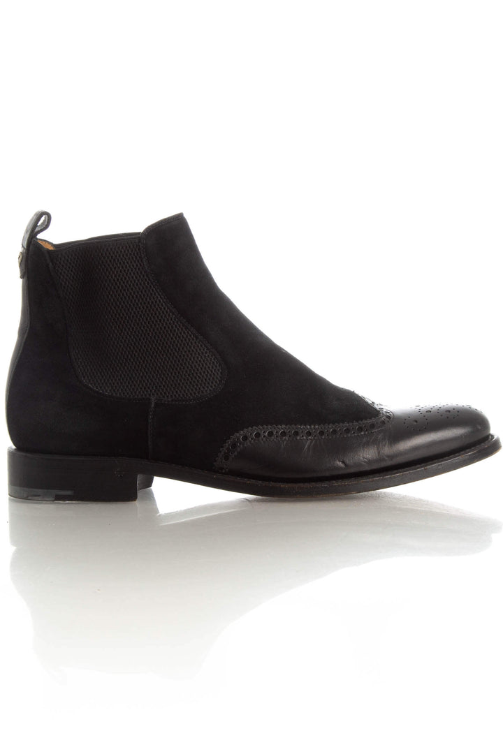 Zapato O'Keefe negro, vista frontal – ClosetRehab