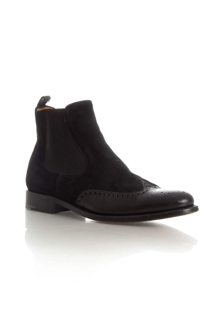 Zapato O'Keefe negro, vista posterior – ClosetRehab