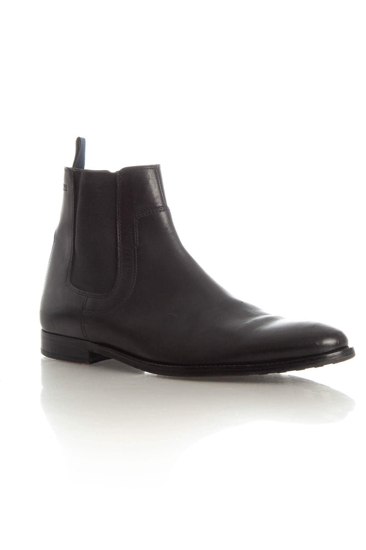 Zapato O'Keefe negro, vista posterior – ClosetRehab