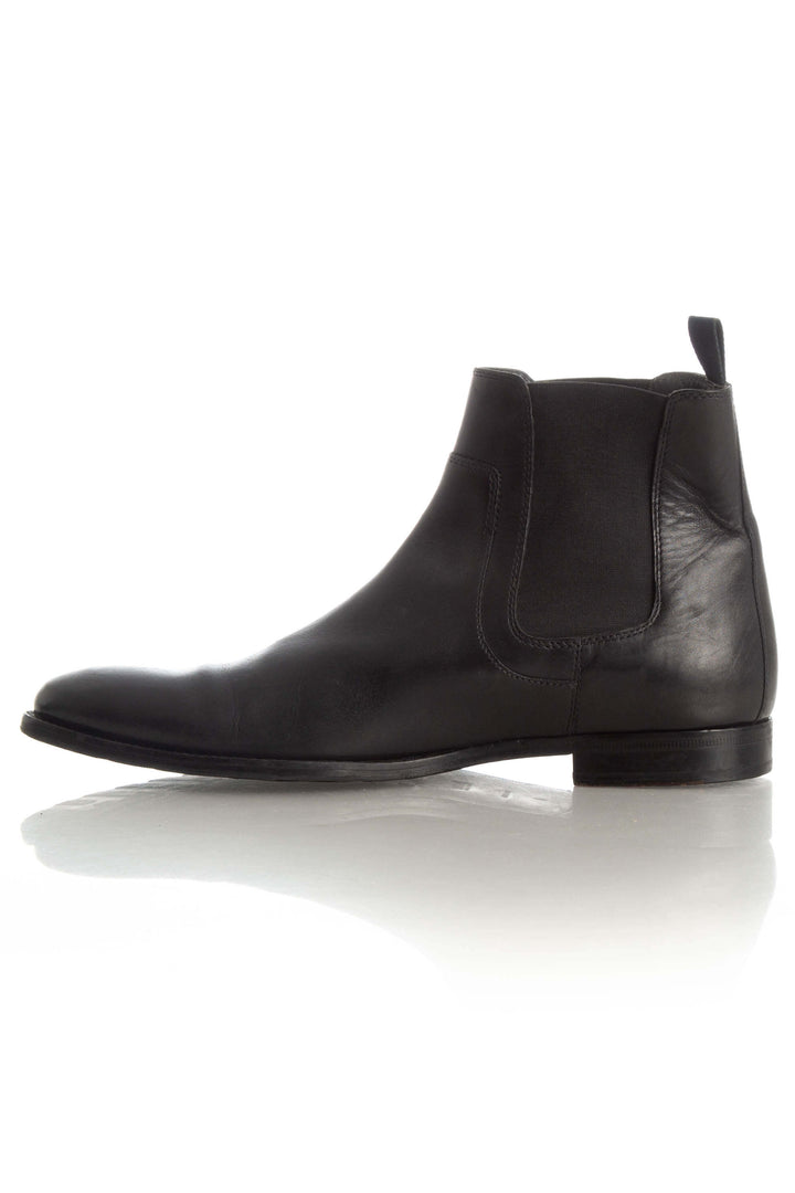 Zapato O'Keefe negro, vista lateral – ClosetRehab