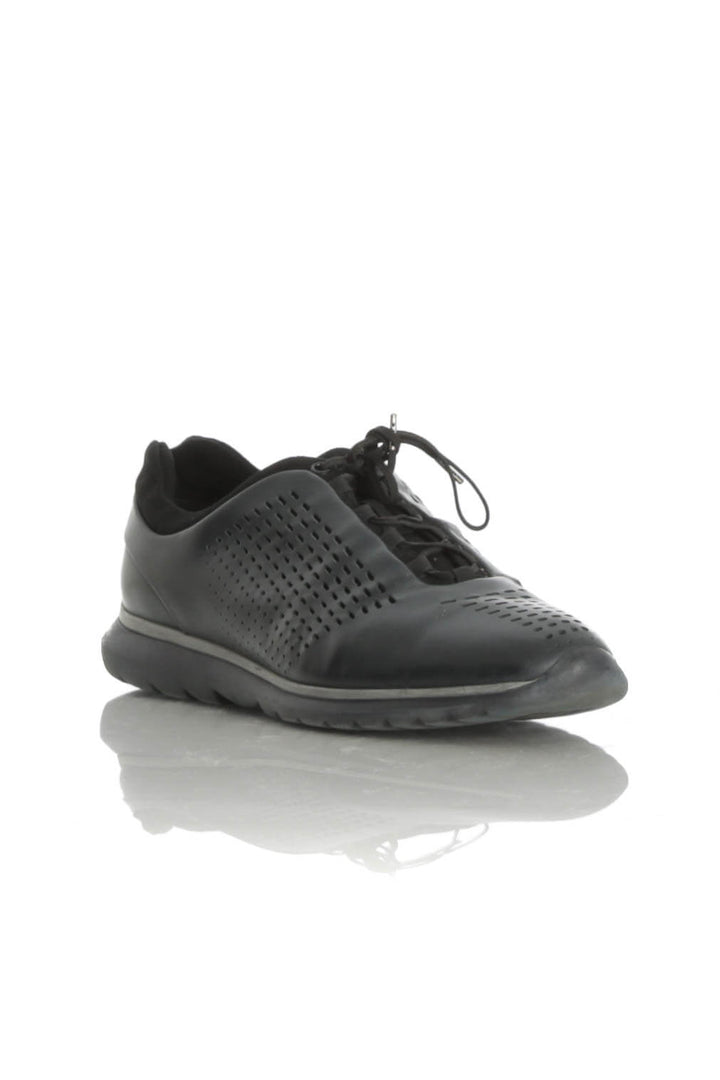 Zapato Zegna azul y negro, vista posterior – ClosetRehab