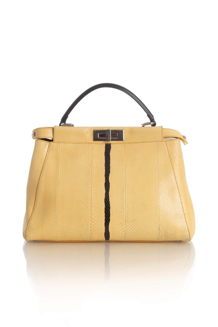 Bolsa Fendi amarillo, vista posterior – ClosetRehab