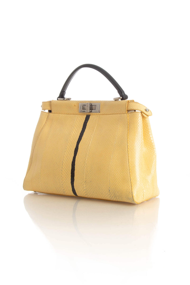Bolsa Fendi amarillo, vista lateral – ClosetRehab