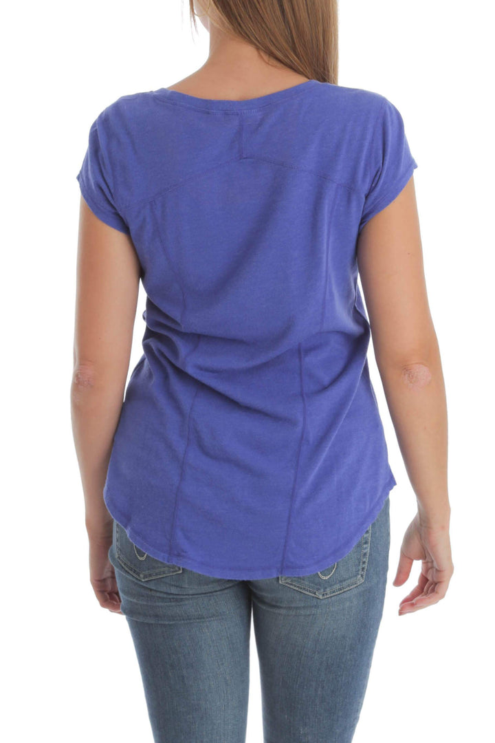 Blusa Zella morado, vista posterior – ClosetRehab