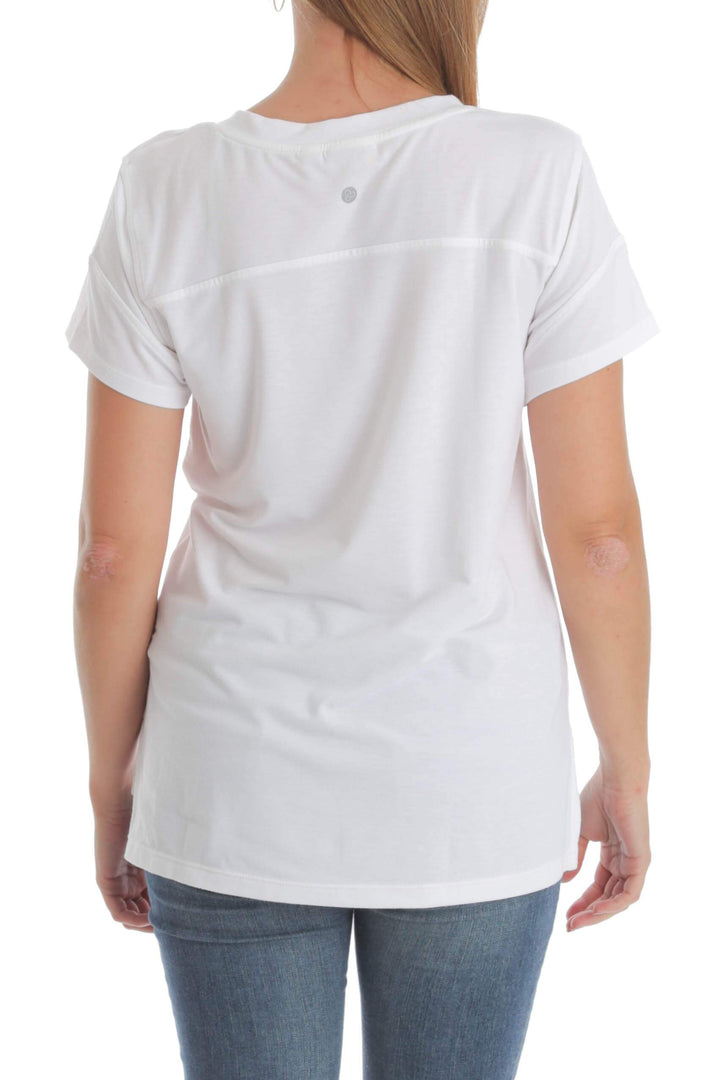 Blusa Zella blanco, vista posterior – ClosetRehab
