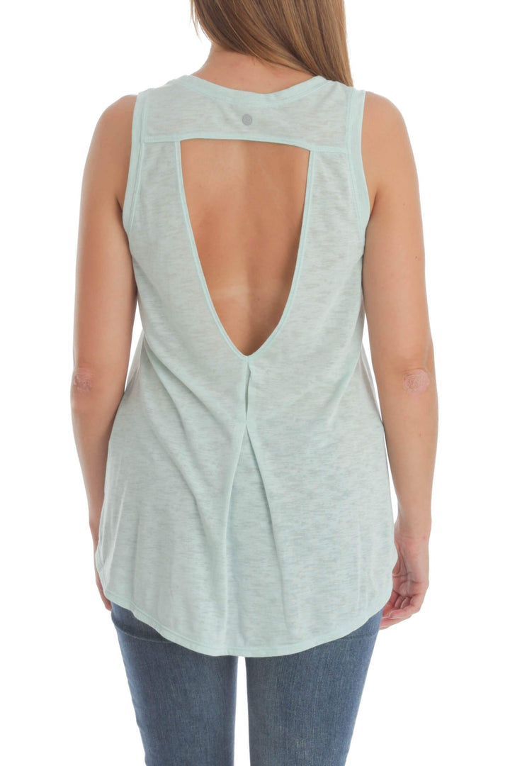 Blusa Zella azul, vista posterior – ClosetRehab