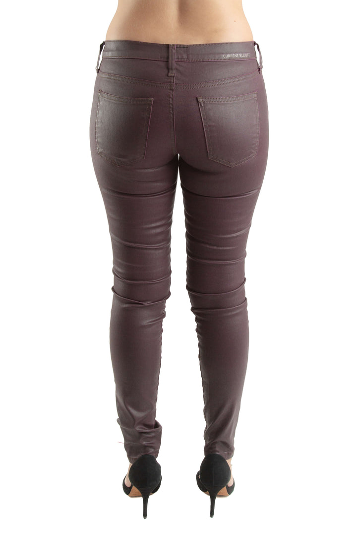 Jeans Current Elliot morado, vista posterior – ClosetRehab