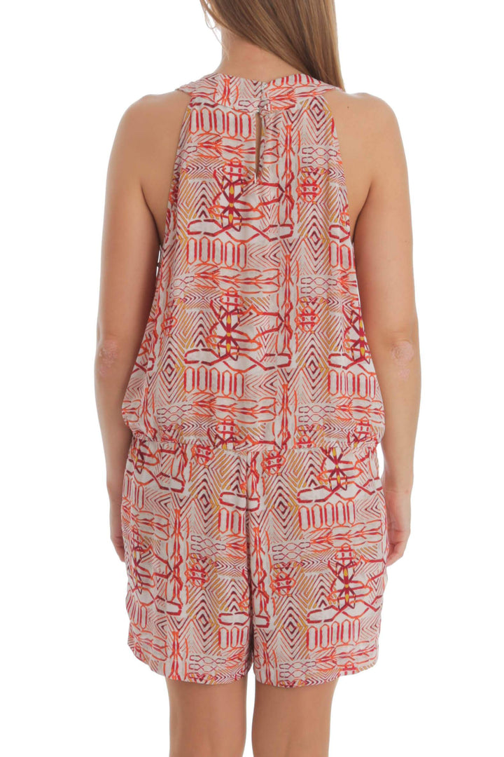 Short BCBG Maxazria naranja, vista posterior – ClosetRehab