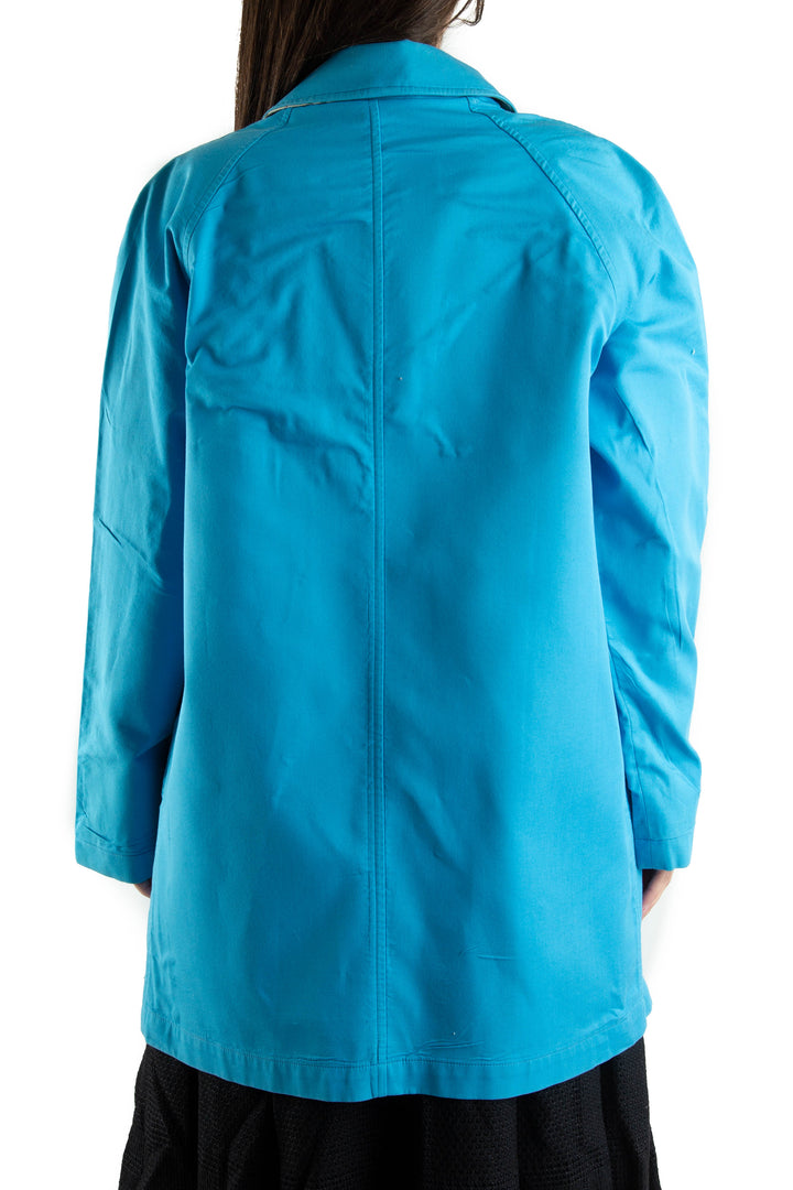 Chamarra Burberry azul, vista posterior – ClosetRehab