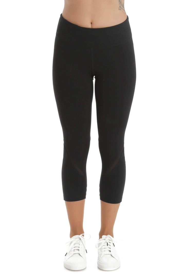 Pantalón Zella negro, vista frontal – ClosetRehab