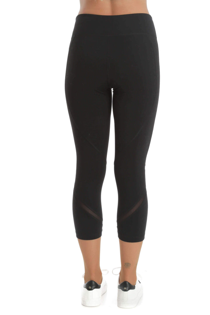 Pantalón Zella negro, vista posterior – ClosetRehab