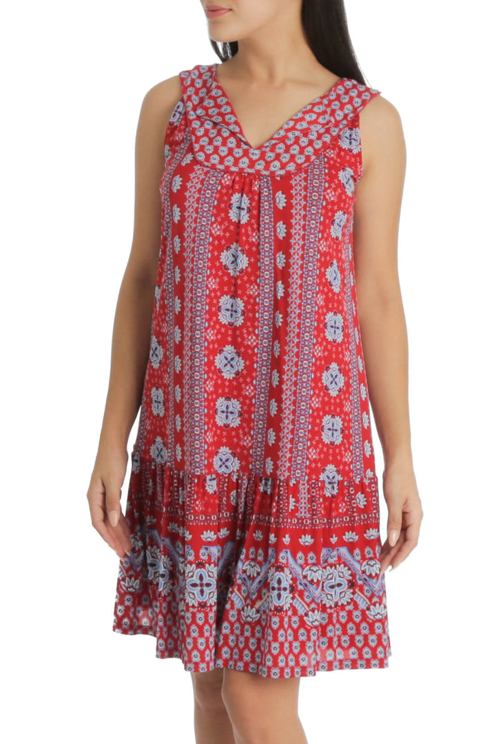 Vestido Style & Co. rojo, vista frontal – ClosetRehab