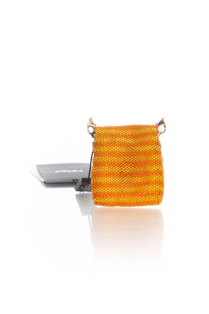 Monedero Fendi NWT naranja, detalle – ClosetRehab