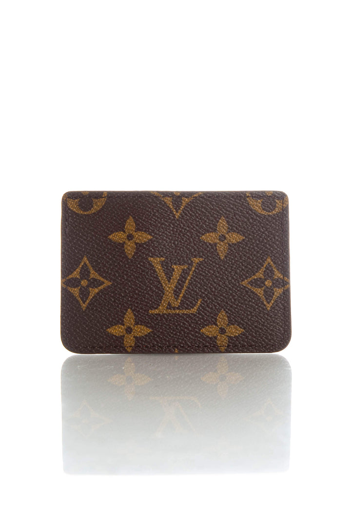 Monedero Louis Vuitton café, vista lateral – ClosetRehab