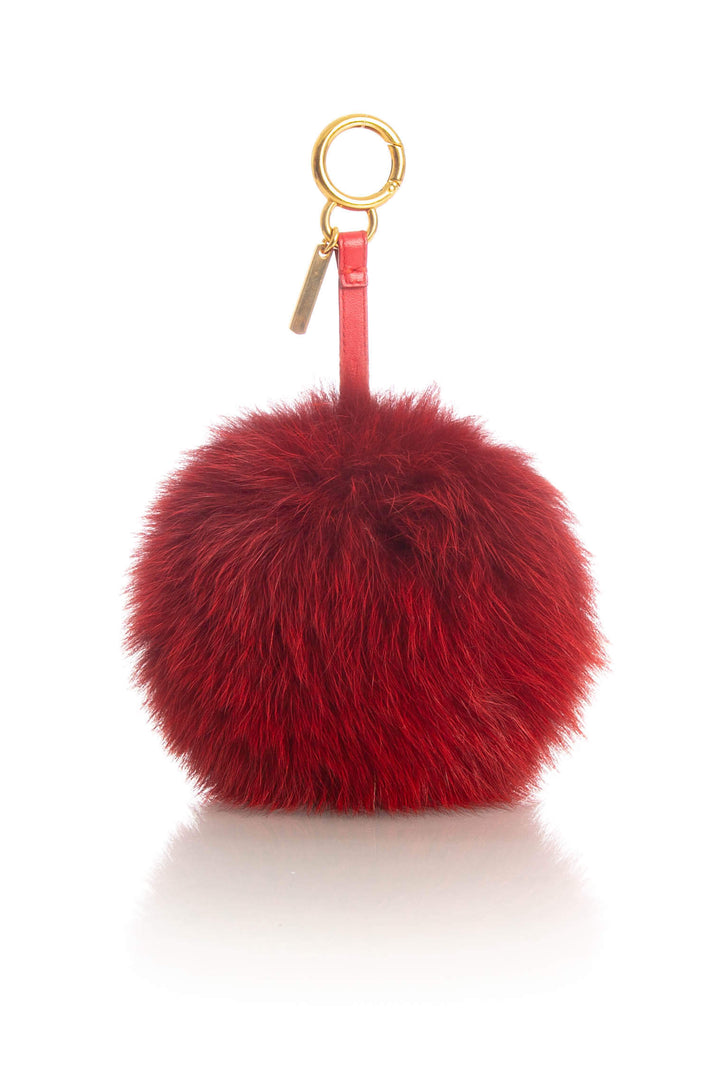 Llavero Fendi rojo, vista lateral – ClosetRehab
