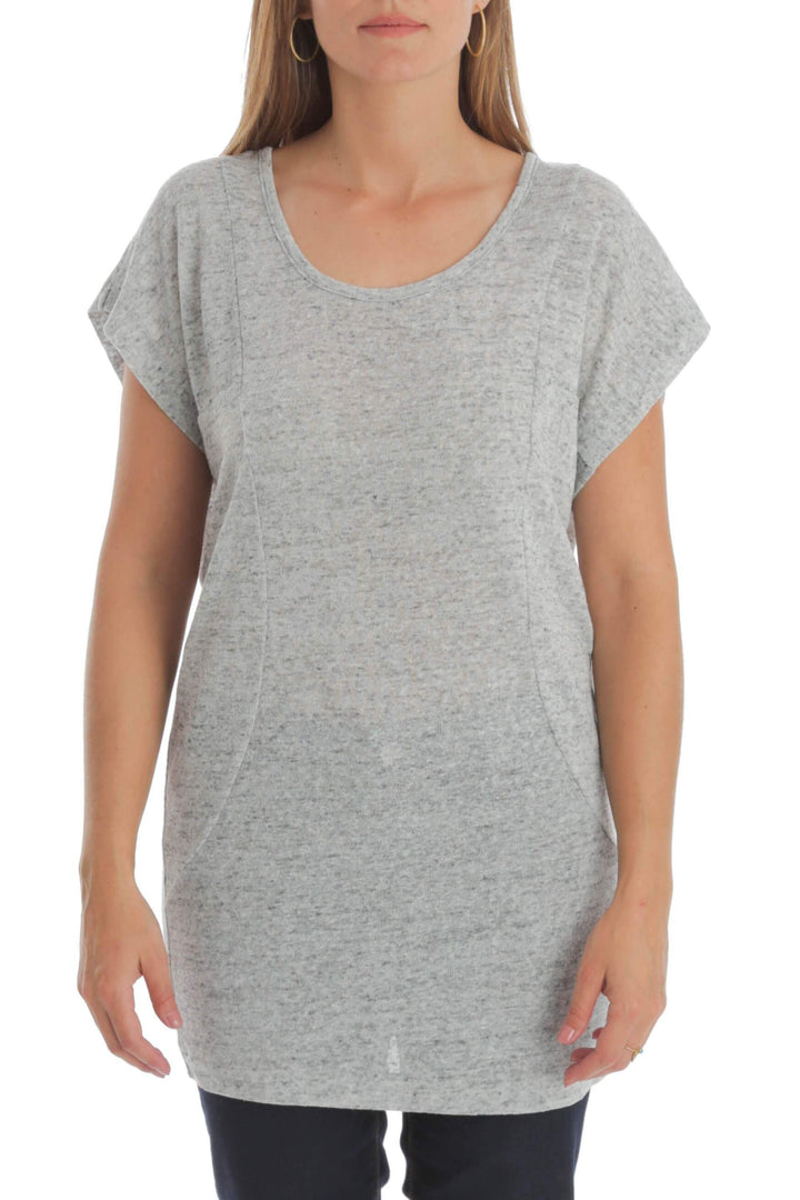 Blusa Joe's Jeans gris, vista frontal – ClosetRehab