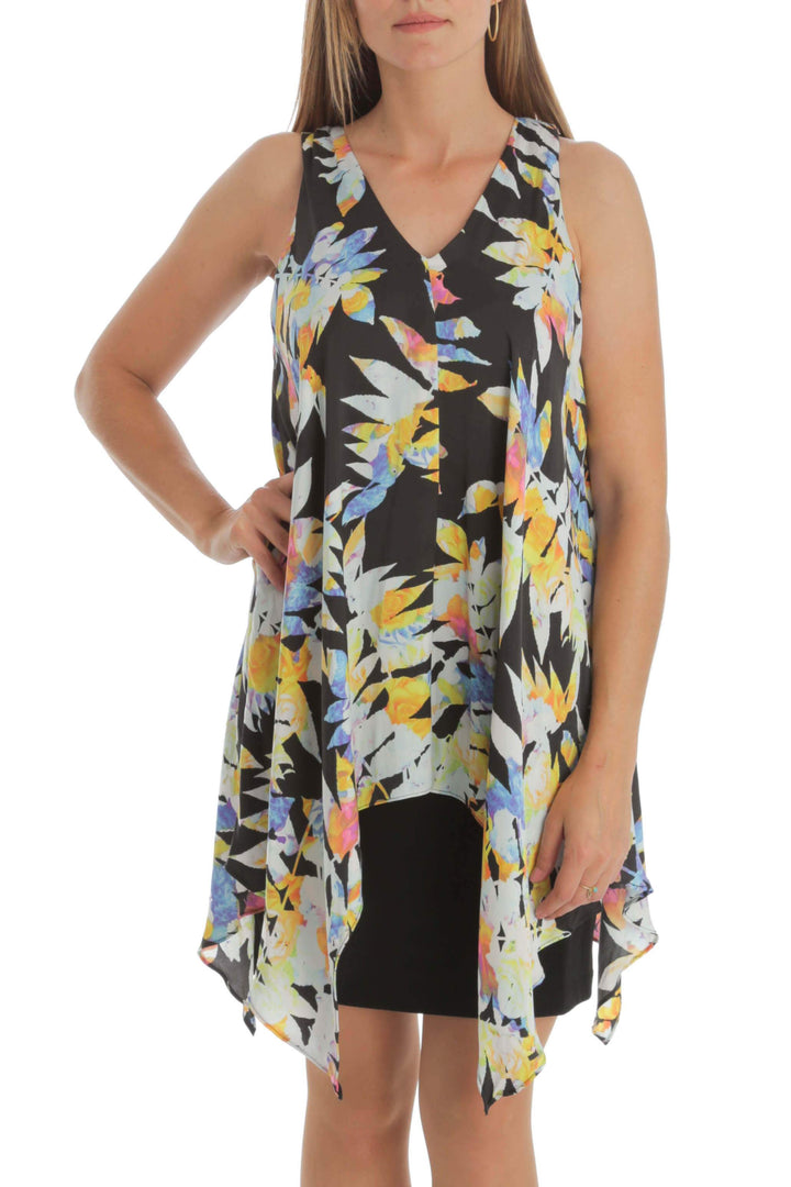 Vestido Muse estampado, vista frontal – ClosetRehab
