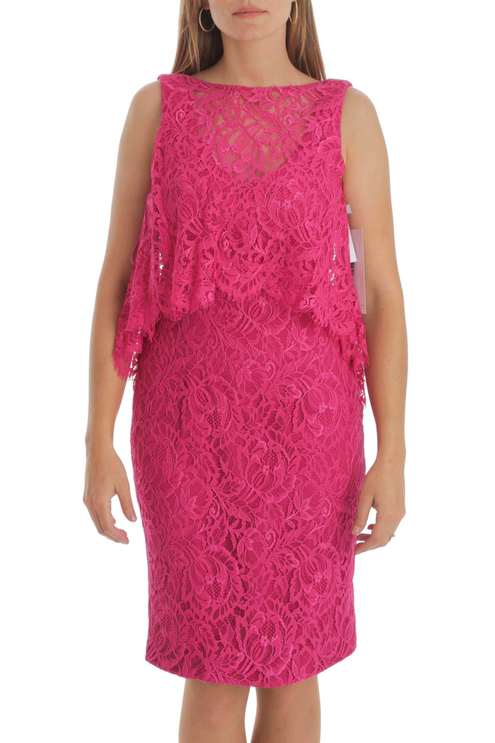 Vestido Theia rosa, vista frontal – ClosetRehab
