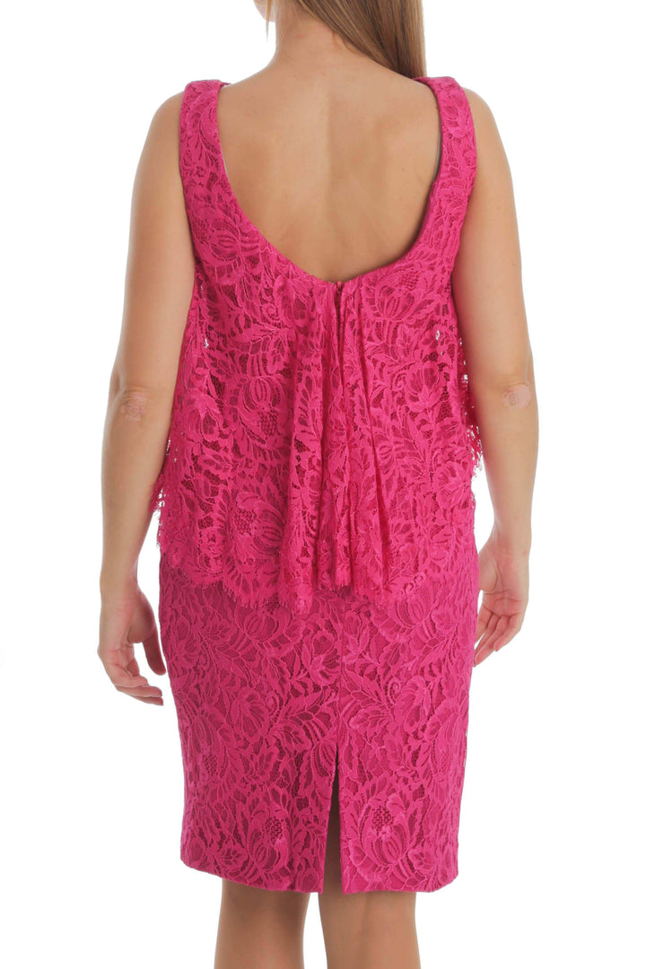 Vestido Theia rosa, vista posterior – ClosetRehab