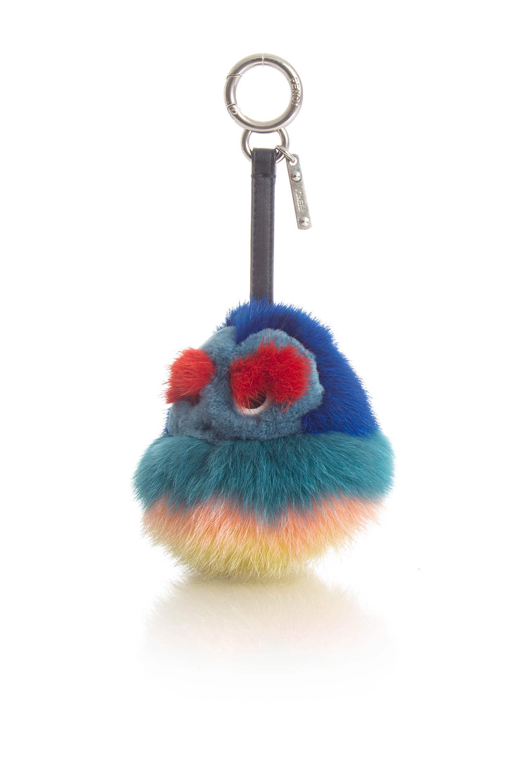 Llavero Fendi azul, vista frontal – ClosetRehab