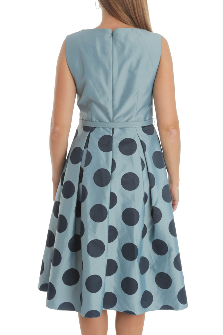 Vestido Sara Emanuel azul, vista posterior – ClosetRehab