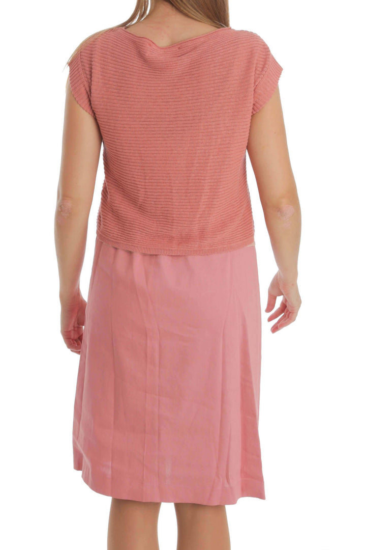 Vestido Ambrosi rosa, vista posterior – ClosetRehab
