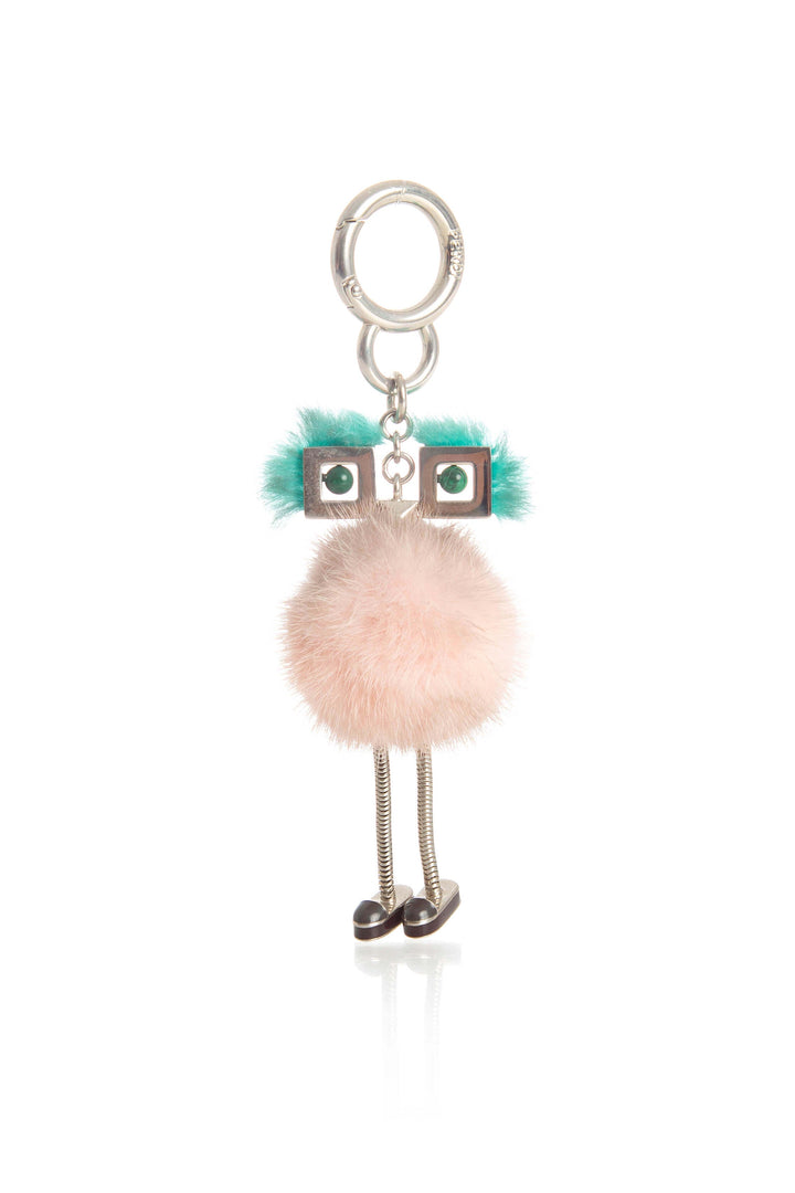 Llavero Fendi rosa, vista lateral – ClosetRehab