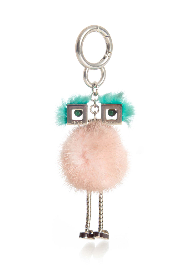 Llavero Fendi rosa, vista frontal – ClosetRehab