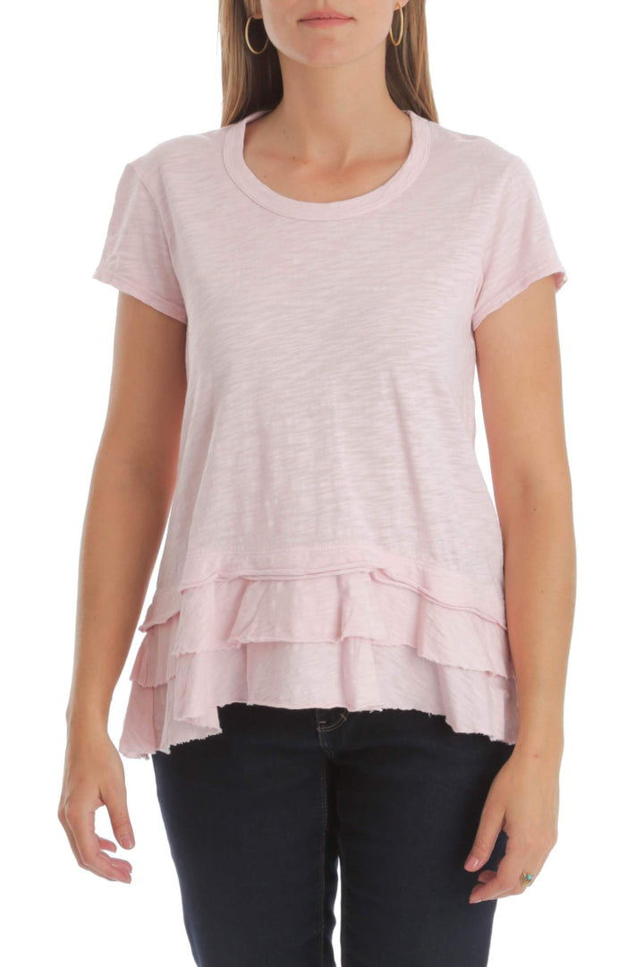 Blusa Wilt rosa, vista frontal – ClosetRehab