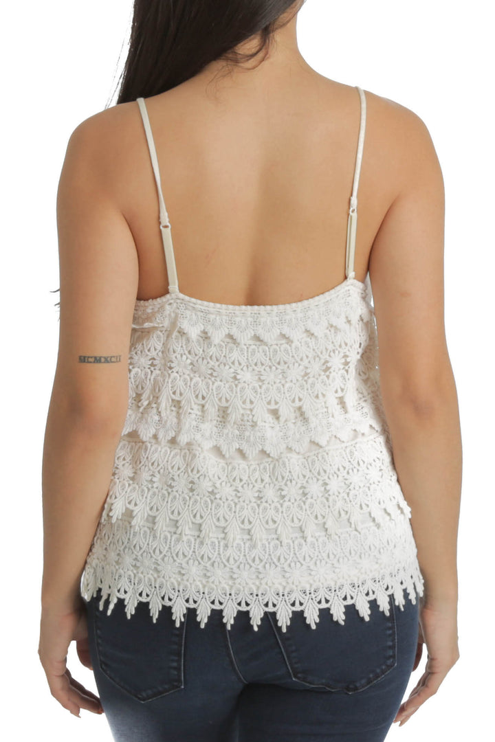 Blusa Express blanco, vista posterior – ClosetRehab