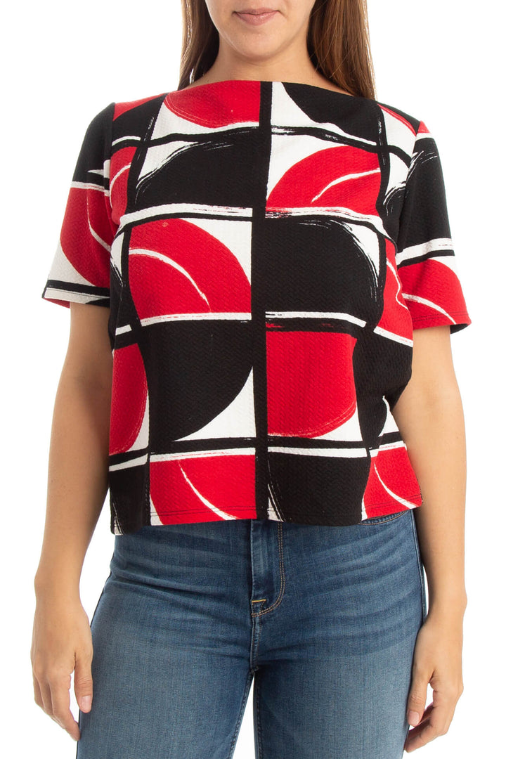 Blusa Chico's rojo, vista frontal – ClosetRehab