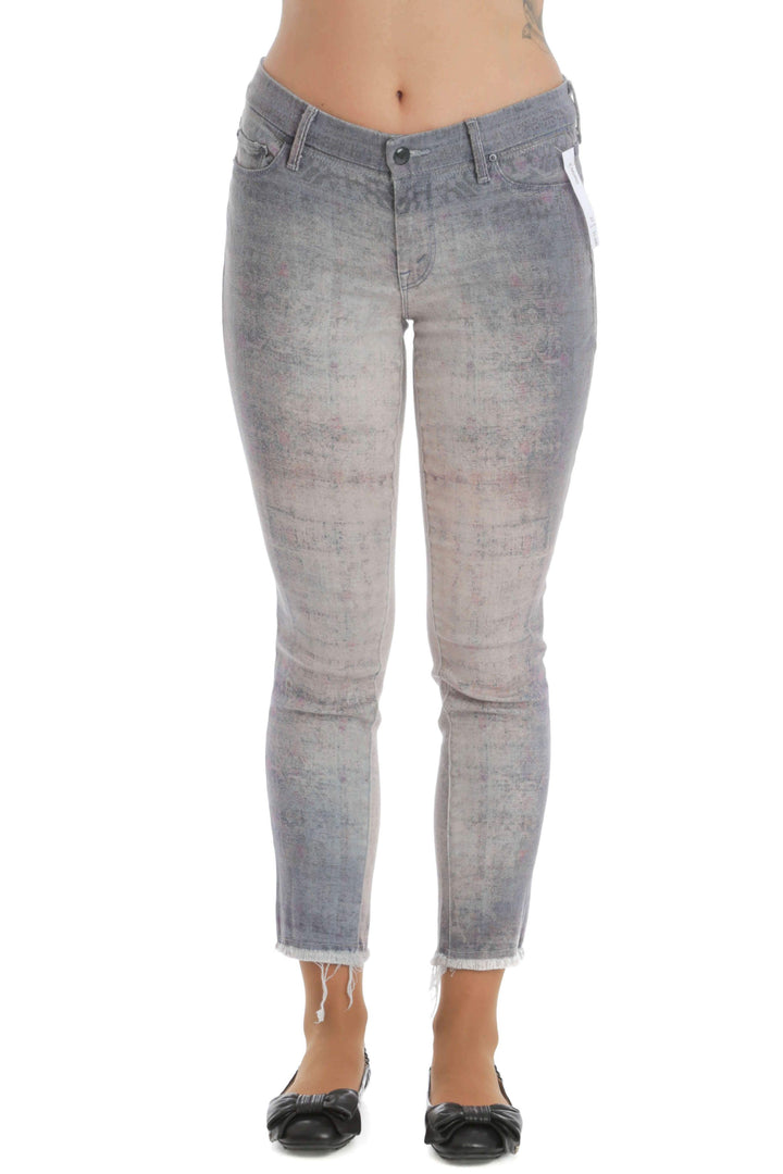 Jeans Mother estampado y gris, vista frontal – ClosetRehab