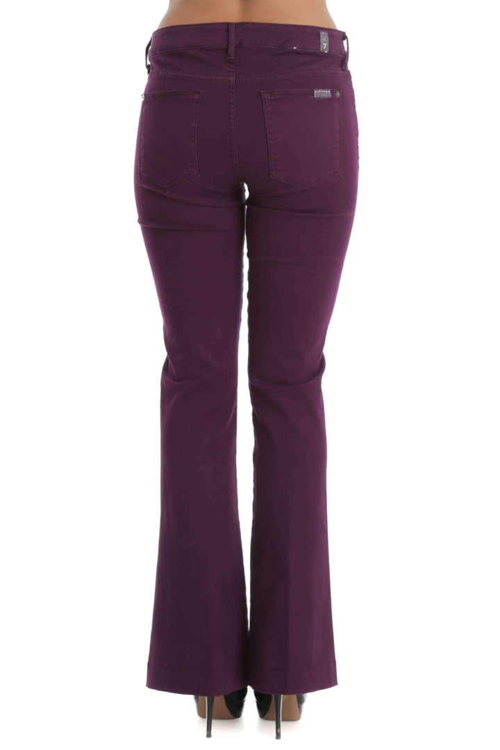 Jeans 7 For all Mankind morado, vista posterior – ClosetRehab