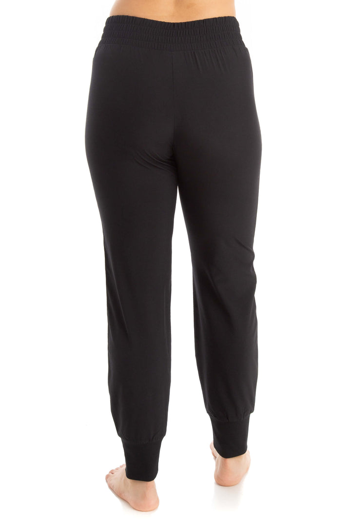 Pantalón Zella negro, vista posterior – ClosetRehab