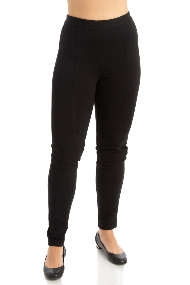 Pantalón BCBG Maxazria NWT negro, vista frontal – ClosetRehab