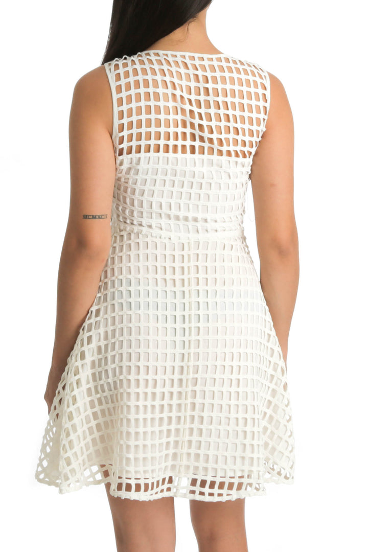 Vestido blanco, vista posterior – ClosetRehab