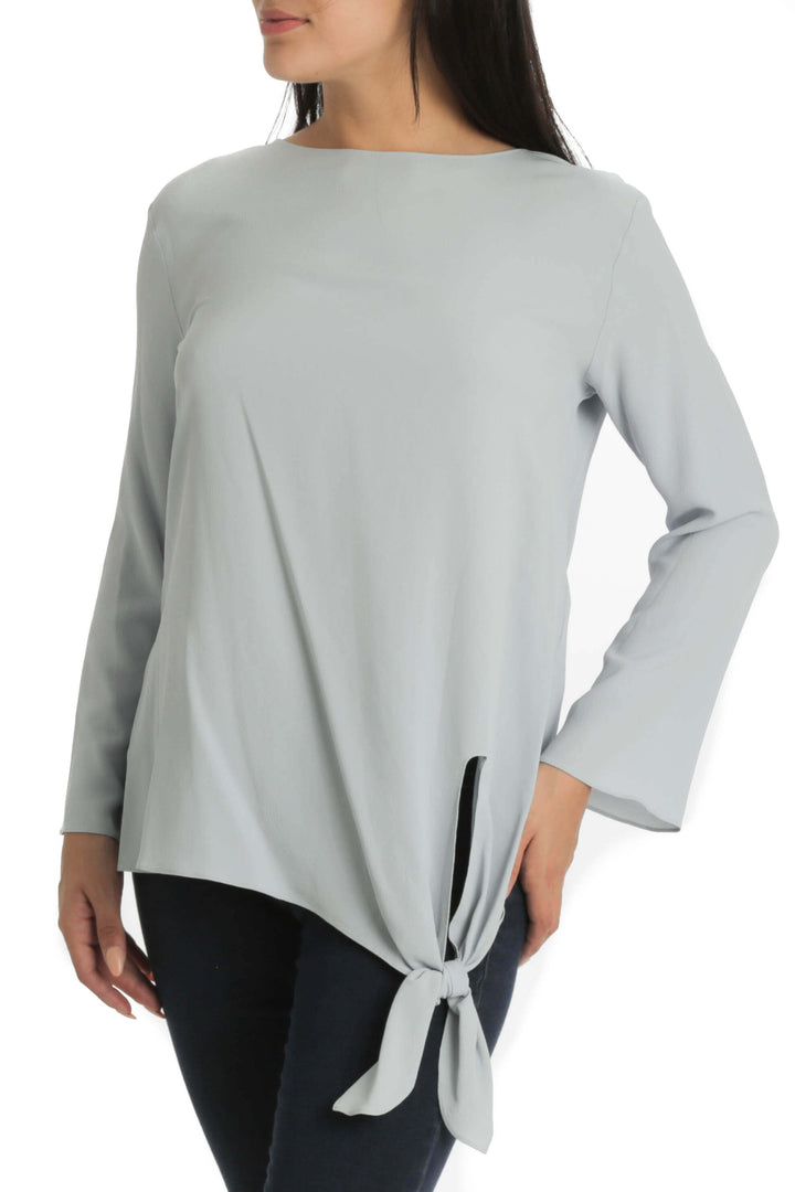 Blusa Ambrosi azul, vista frontal – ClosetRehab