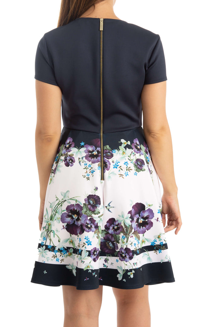 Vestido Ted Baker azul, vista posterior – ClosetRehab