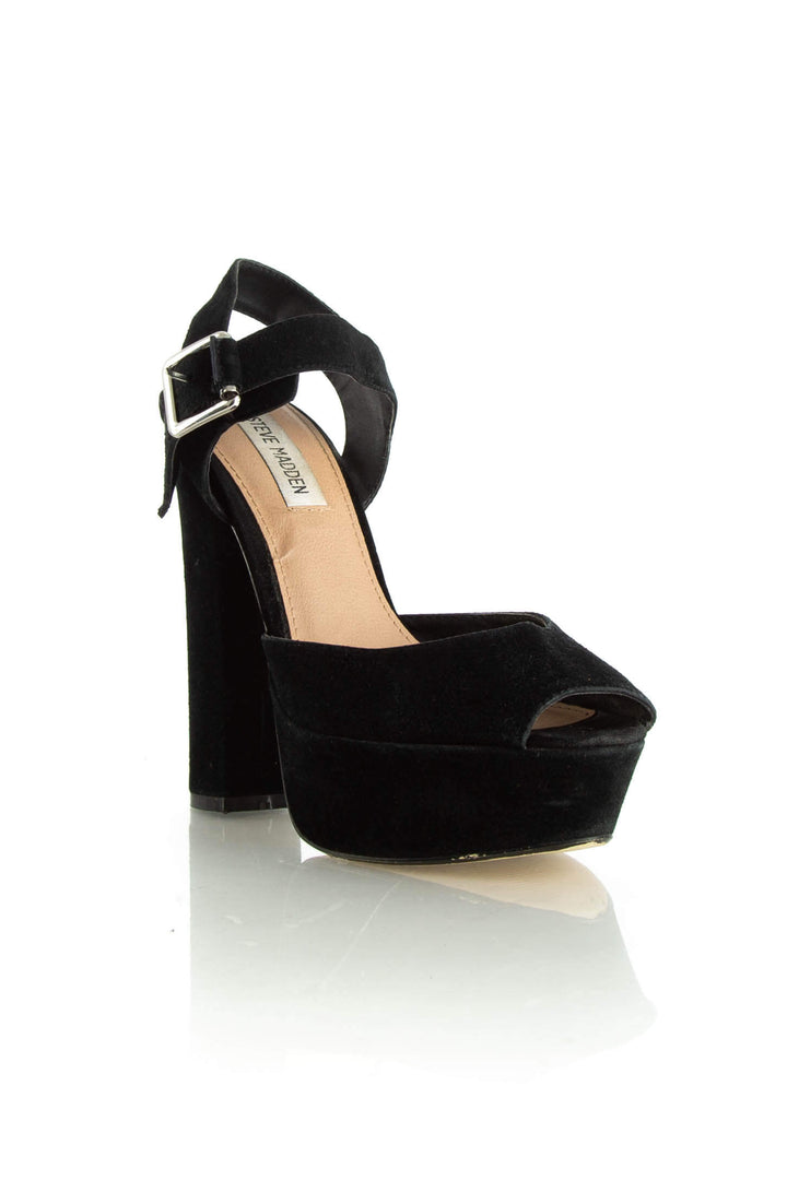 Zapato Steve Madden negro, vista posterior – ClosetRehab