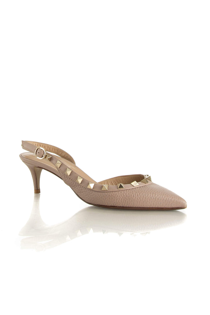 Pumps Valentino café talla 6 USA, vista posterior preloved | ClosetRehab